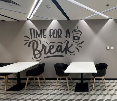 Canteen Design, Office Cafeteria, Cafeteria Design, Office Canteen, Staff Lounge, Ergonomic Office Furniture, Modern Coffee Shop, Office Break Room, Office Mural