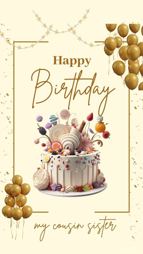 Happy Birthday My Cousin, Sister Birthday Wishes Funny, Happy Birthday Wishes To Sister, Happy Birthday Wishes For Cousin, Birthday Wishes For Cousin Sister, Happy Birthday Sister Messages, Birthday Wishes For Cousin, Sister Birthday Wishes, Beautiful Happy Birthday Images