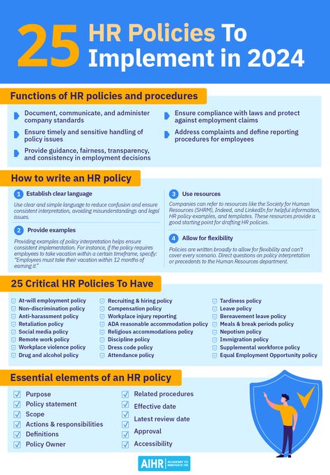 HR policies form the backbone of a successful organization, guiding operations and strategy. Dive into our comprehensive list to navigate employment challenges and seize opportunities effectively. We're eager to hear which policy you see as most critical to your organization's success.  #HR #HumanResources #HRpolicies Hr Bulletin Board Ideas, Hr Investigation, Hr Policies, Hr Ideas, Human Resources Infographic, Human Resources Career, Hr Office, Hr Career, Hr Job