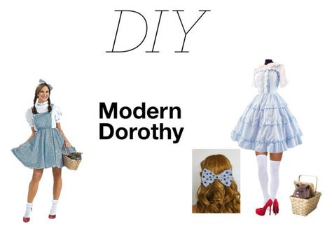 "DIY Modernized Dorothy Costume" by beautyloverxoxo ❤ liked on Polyvore featuring Luichiny and modern Dorothy Costume, Modern Diy, Costume Design, Acne, Off White, Streetwear Brands, Summer Dresses, Gucci, Men And Women