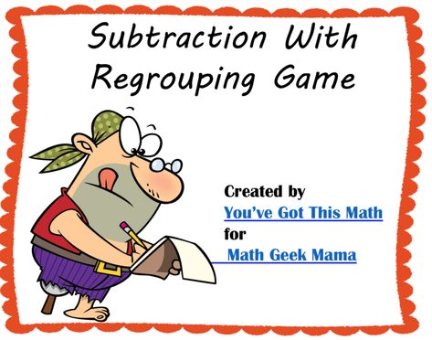 {FREE} 3-Digit Subtraction with Regrouping Game Triple Digit Subtraction With Regrouping, 3 Digit Subtraction Games, Teaching Subtraction With Regrouping, Subtraction With Regrouping Games, Subtraction With Regrouping Activities, Three Digit Subtraction With Regrouping, Subtracting With Regrouping, 3 Digit Subtraction With Regrouping, Subtraction With Borrowing