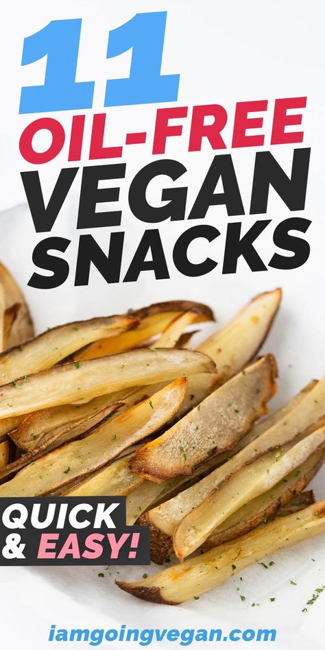 Oil Free Snacks, Wfpb Snacks, Starch Solution Recipes, Low Fat Vegan Recipes, Vegan Oil Free, Fat Free Vegan, Hclf Vegan, Vegan Tips, Oil Free Vegan Recipes