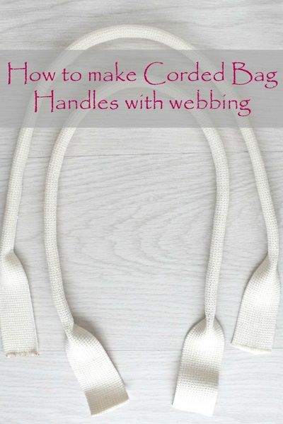 How To Make Bag Handles With Webbing. These corded handles are so very easy to make! Check this tutorial out today! Sac Tote Bag, Bags Patterns, Sac Diy, Bags Diy, Diy Bags Purses, Patterns Sewing, Sewing Purses, Purse Handles, Handmade Handbags