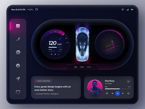 👋🏻 Hi Designers, I'm Back with another concept for BMW Car Dashboard. Hope everyone will like it, Enjoy and Peace ✌🏻 More to come - Reach out to me - wahab2k19@icloud.com IG – uibywstyle Car App, Car Ui, Bmw Design, Mobile Ux, Dashboard Car, Power Bi, Autonomous Vehicle, Dashboard Ui, Car Dashboard