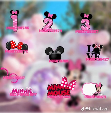 Minnie Mouse Codes For Bloxburg, Stitch Decals Bloxburg, Mickey Mouse Decal Codes Bloxburg, Bloxburg Minnie Mouse Codes, Bloxburg Minnie Mouse Decals, Bloxburg Disney Decal Codes, Disney Decals Bloxburg, Minnie Mouse Decal Codes Bloxburg, Barbie Decals Bloxburg