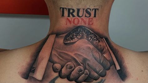 Trust None Neck Tattoo, Chris Brown Neck Tattoo, Chest Tattoo Birds, Hood Neck Tattoo For Guys, Tattoo Birds, Black Men Tattoos, Forearm Tattoo Quotes, Side Neck Tattoo, Caribbean Queen