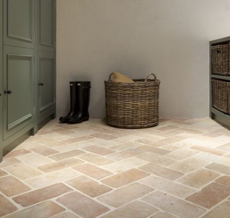 Terracotta Brick, Antique Brick, Terracotta Floor, Tuscan Kitchen, Brick Flooring, Brick Tiles, Patio Interior, Mediterranean Home, Terracotta Tiles