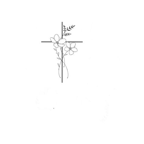 Small Cross With Butterfly Tattoo, Aesthetic Cross Tattoo, Fine Line Cross Tattoos For Women, Western Cross Tattoo, Cute Cross Tattoos, Dainty Cross Tattoos For Women, Floral Cross Tattoo, Dainty Christian Tattoos, Small Western Tattoos For Women