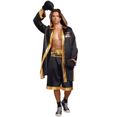 Boxer Outfit, Boxer Halloween, Karate Kid Costume, Boxing Clothes, Sports Costume, Black Halloween Dress, Mens Halloween Costumes, Fantasias Halloween, Adult Halloween Costumes