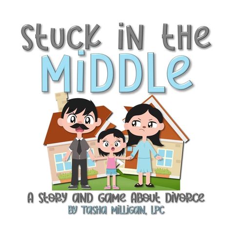 Stuck in the Middle: A Story and Game about Divorce Divorce Therapy, Family Therapy Activities, Play Therapy Activities, Coping With Divorce, Divorce Counseling, Counseling Games, Counseling Kids, Elementary Counseling, Family Counseling