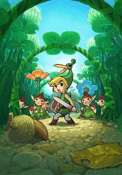 The Legend of Zelda: The Minish Cap artwork Minish Cap, The Minish Cap, Hyrule Castle, Link Zelda, Wind Waker, Zelda Art, Ocarina Of Time, Breath Of The Wild, The Legend Of Zelda