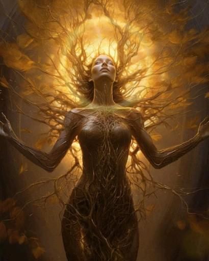 Goddess Of Fire Aesthetic, Divine Goddess, Gothic Fantasy Art, Spiritual Artwork, Goddess Artwork, Meditation Art, Fire Art, Celestial Art, Goddess Art