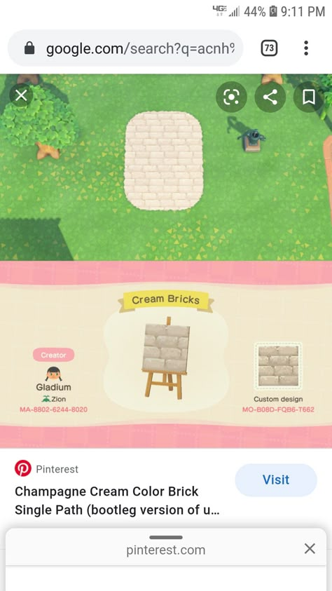 Acnh Pavement Code, Beach Path, Light Brick, Brick Path, Path Design, Tropical Animals, Soft Flooring, Animal Crossing Wild World, Qr Codes Animal Crossing