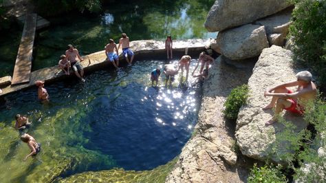 Jacobs Well Texas, Cummins Falls State Park, Jacobs Well, Texas Bucket List, Barton Springs, Swimming Holes, Texas Travel, Jaco, Texas Hill Country