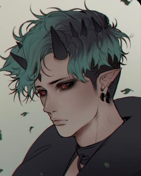 Going On Walks, Shifting Ideas, Half Demon, Dnd Ideas, Anime Demon Boy, Oc Inspiration, Be Human, Hot Anime, Demon Art