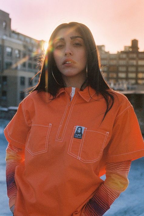 mademe x girl lourdes leon mayan Toledano sam puglia Madonna Daughter, Retro Skater, Sporty Jacket, Skater Girl Outfits, Skater Girls, Fashion Project, Declaration Of Independence, It Girls, Girl Crush