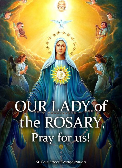 Feast Of The Holy Rosary, Lady Of Rosary, Our Lady Of Rosary, Our Lady Of The Rosary, Lady Of The Rosary, Mother Mary Pictures, God Pray, Prayer Images, Mother Mary Images