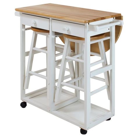 Breakfast Cart, Rolling Kitchen Cart, Bar Build, Kitchen Roll, Drop Leaf Table, Wood Countertops, Table Stool, Casual Home, Kitchen Tops