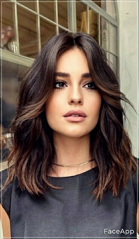 Bob Lung, Rambut Brunette, Long Brown Hair, Medium Hair Cuts, Shoulder Length Hair, Medium Length Hair Cuts, Great Hair, Brunette Hair Color, Balayage Hair