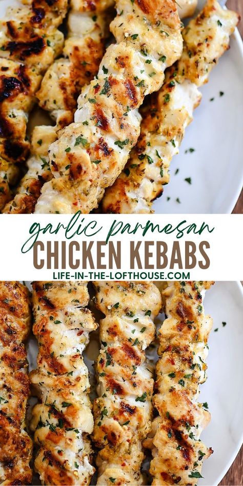 Easy Chicken Recipes Grilled, Easy Chicken Party Food, Chicken Skewers Dinner Ideas, Skewers On The Grill Chicken, Best Chicken Skewers Kebab Recipes, Mexican Chicken Kabobs, Summer Keto Recipes Dinner, Skewer Recipes Chicken, Gluten Free Chicken Skewers