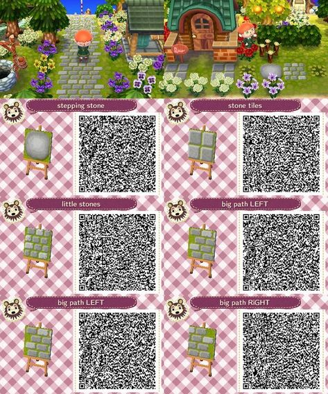 Acnl Paths, Animal Crossing Qr Codes, Motif Acnl, Animal Crossing 3ds, Animal Crossing New Leaf, Ac New Leaf, Animal Crossing Funny, Leaf Animals, Animal Crossing Memes