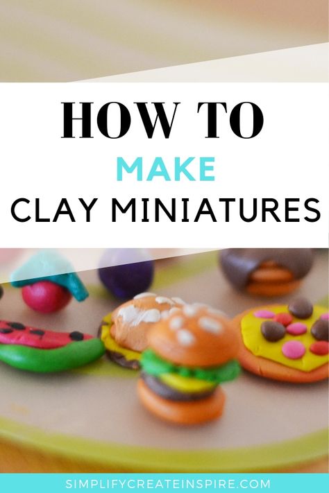 Mini Sculptures Clay, Sculptures Clay, Mini Sculptures, Making Clay, Clay Crafts For Kids, Baked Clay, Oven Bake Clay, Kids Clay, Clay Magnets