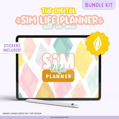 Sims 4 Planner, Sims Planner, Undated Calendar, Profile Template, Planner For Goodnotes, Play Sims 4, Horse Profile, Play Sims, Sims 4 Gameplay