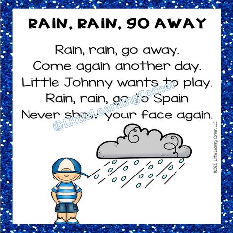 41 Popular Nursery Rhymes | Songs and Lyrics - Little Learning Corner Weather Rhymes Preschool, Spider Facts For Kids, Free Nursery Rhymes, Rhyme Activities, Rhyming Preschool, Best Nursery Rhymes, Rhymes Lyrics, Nursery Rhymes Lyrics, Mother Goose Nursery