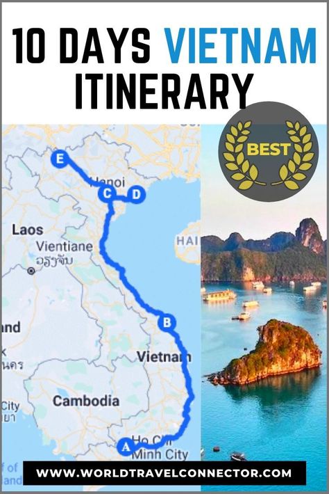 The ultimate Vietnam guide: where to go, what to see and what to do to experience the best of Vietnam in 10 days  #vietnam #Itinerary #hanoi #halongbay #sapa #riceterraces #saigon #hochiminhcity #mekongdelta #hoian Vietnam Travel Itinerary, Vietnam Trip Itinerary, Vietnam 3 Week Itinerary, Vietnam Itinerary 1 Week, Vietnam Itinerary 5 Days, Vietnam Guide, Vietnam Itinerary, Vietnam Travel Guide, Visit Vietnam