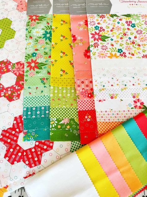 A Quilting Life, Fat Quarter Shop, Strawberry Lemonade, Pretty Fabric, Tea Shop, Moda Fabrics, Beautiful Quilts, Quilt Sewing, Fabric Collection