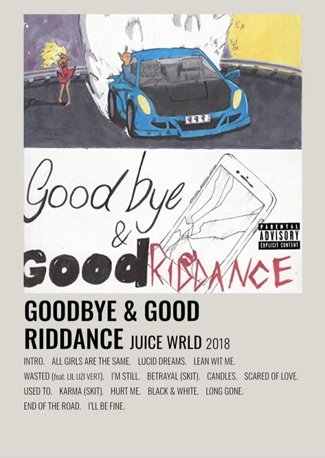 album polaroid for goodbye & good riddance by juice wrld Good Riddance Album Cover, All Girls Are The Same, Lego Wallpaper, Scared To Love, Music Cover Photos, Music Poster Ideas, Black And White Picture Wall, Music Collage, Music Poster Design