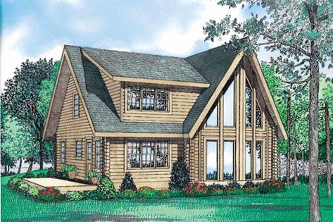 Log Cabin House Plans, Log Houses, Log Home Plans, Cabin Floor, A Frame House Plans, Cabin Floor Plans, Monster House Plans, Custom Home Plans, Cabin House