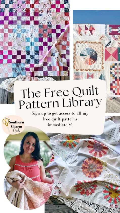 Inner Beauty Quilt - Wholehearted - In Progress - Southern Charm Quilts Charm Quilts, Free Quilt Tutorials, Dresden Quilt, Library Signs, Cinnamon Tea, Homemade Quilts, Quilts Patterns, Charm Quilt, Beginner Quilt Patterns