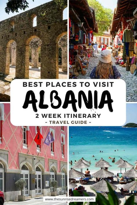 The Perfect Albania Itinerary: 2 Week Guide Albania Itinerary, Travel Albania, Balkan Countries, Schengen Visa, Visit Albania, Albania Travel, Most Beautiful Places To Visit, The Balkans, Best Sunset