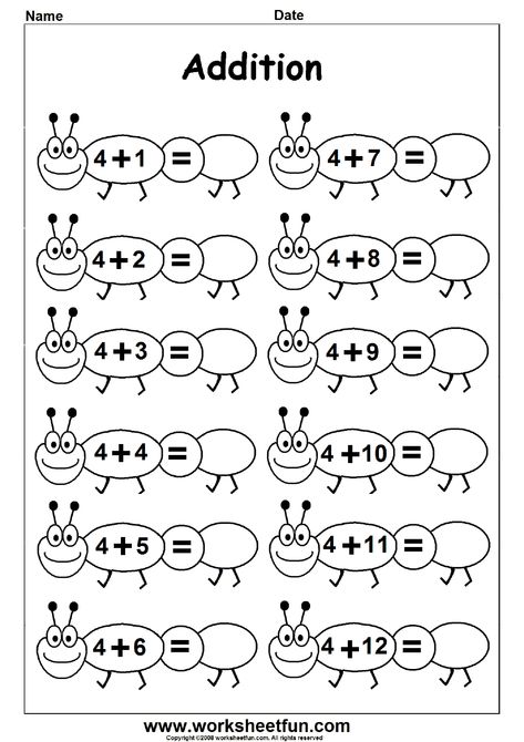 Kindergarten Subtraction, Counting Worksheets For Kindergarten, Kindergarten Addition, Kindergarten Math Worksheets Addition, Addition Worksheet, Kindergarten Math Free, Fun Math Worksheets, Subtraction Kindergarten, Kindergarten Math Worksheets Free