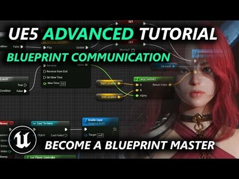 Blueprint Communication in UE5 is easy - Unreal Engine Tutorial - YouTube Unreal Engine Blueprint, Video Game Development, Game Engine, Game Ideas, Unreal Engine, Game Development, From Scratch, Video Game, To Learn