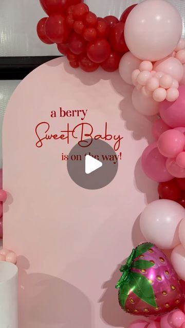 Double the Fun👯‍♀️ on Instagram: "a berry Sweet Baby is on the way🍓" Nursery Wardrobe, Home Making, A Daughter, Instagram A, No Way, Berry, Of Course, Nursery, Baby Shower