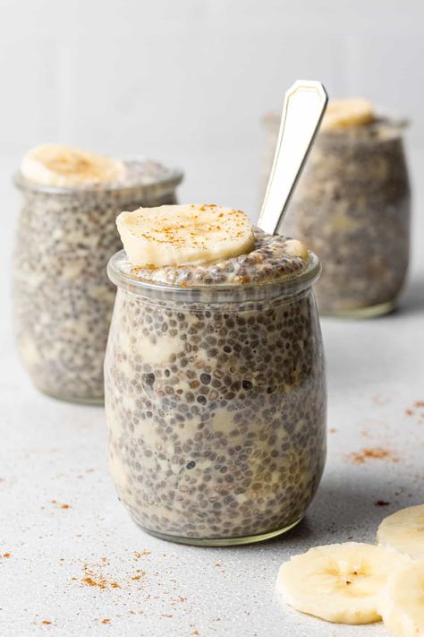 High Fiber Snacks For Constipation, Banana Chia Seed Pudding, High Fiber Snacks, Banana Chia Pudding, Fiber Snacks, High Fiber Breakfast, Banana Snacks, Perfect Healthy Breakfast, Constipation Relief