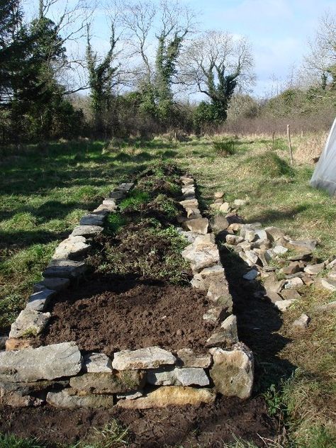 Stone Raised Beds, Ideas Terraza, Stone Plant, Vegetable Garden Raised Beds, Building A Raised Garden, Potager Garden, Garden Area, Stone Walls, Wall Garden