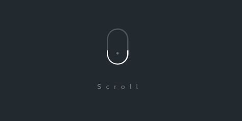 Magic Mouse Scroll Down Icon Scroll Animation, Button Animation, Scroll Down, Ui Buttons, Web Development Programming, Web Design Examples, Mouse Icon, Design Your Bedroom, Ui Animation