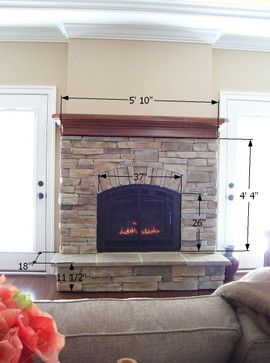 Gas Fireplace Design, Fireplace Traditional, Arched Fireplace, Chimney Decor, Hearth Decor, Fireplace Design Ideas, Chimney Design, Stacked Stone Fireplaces, Fireplace Redo