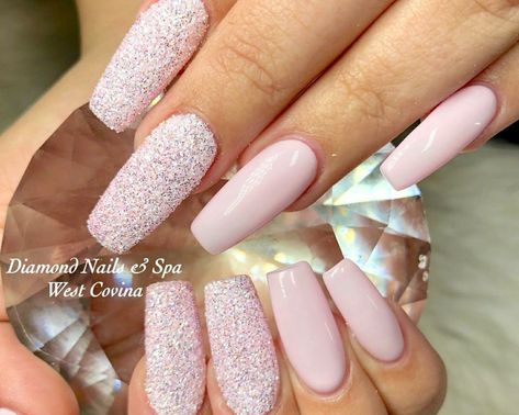 Pink Nails. Sugar Effect Nails. Acrylic Nails. Square Nails. Sugared Nails, Pink Sugar Nails, Sugar Effect Nails, Acrylic Nails Square, Sugar Effect, Barbie Tingz, Sugar Nails, Nail Effects, Nail Art Techniques