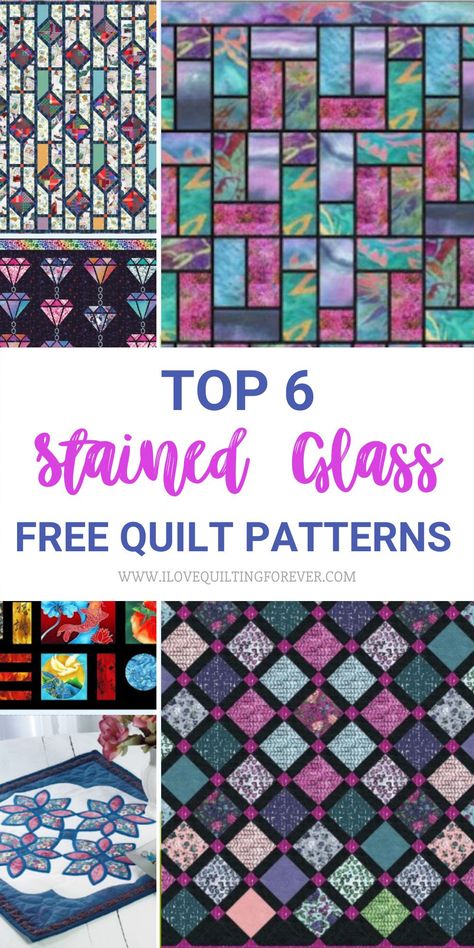 Stained Glass Patterns Quilts, Fabric Stained Glass Patterns, Stained Glass Window Quilt Patterns Free, Stained Glass Quilting Patterns Free, Stained Glass Quilt Patterns Free Ideas, Stainglass Quilt Patterns Free Printable, Stained Glass Patchwork Patterns, Stained Glass Window Quilt Pattern, Quilt Stained Glass Pattern