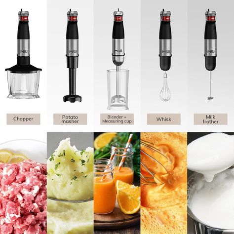 Discover Culinary Perfection with MIUI 6-in-1 Immersion Hand Blender 🍲🥄 Transform your kitchen experience with the MIUI 6-in-1 Immersion Hand Blender! Perfect for soups, smoothies, baby food, and more. This versatile blender is a must-have for every home chef. 🌟 Key Features: 1200W brushless motor 12 adjustable speed levels Dishwasher-safe components Includes 6 versatile accessories 🔗 Shop Now: https://amzn.to/4cf1v6c #KitchenGadgets #CulinaryTools #ImmersionBlender #Smoothies #SoupMaker ... Stick Blender, Hand Held Blender, Yard Furniture, Juice Extractor, Immersion Blender, Hand Blender, Kitchen Tool, Brushless Motor, Cooking Kitchen