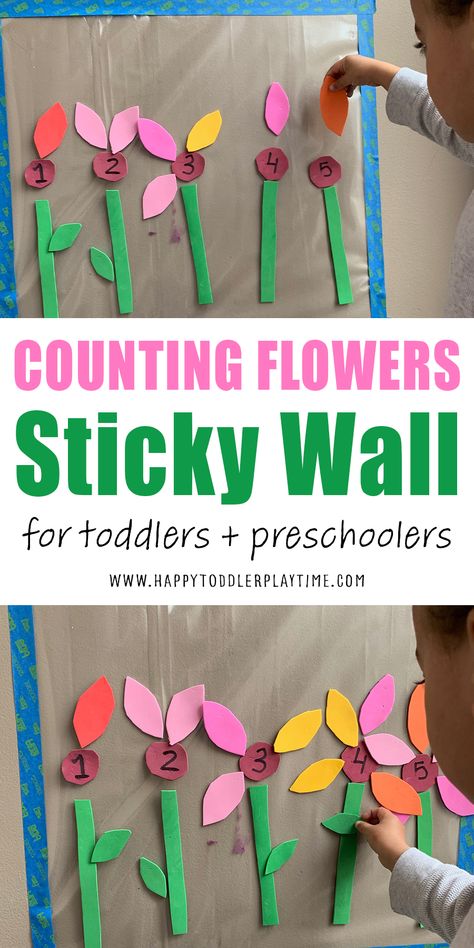 Fast & Easy Math Activities - HAPPY TODDLER PLAYTIME Stacking Activities, Toddler Spring Activities, Math Activities For Toddlers, April Preschool, Spring Lesson Plans, Spring Math Activities, Spring Preschool Activities, Easy Math Activities, Toddler Math