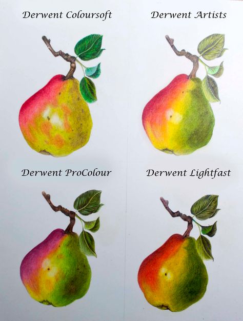 Derwent Lightfast, ProColour, Coloursoft and Artists Comparison Test — The Art Gear Guide Derwent Coloursoft, Derwent Lightfast, Derwent Pencils, Gear Art, Pencil Shading, Drawing Process, Wife And Kids, Coloured Pencils, Top 4