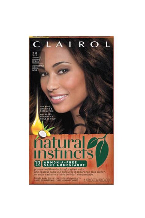 Clairol Natural Instincts Hair Color Natural Brown Hair Color, Natural Instincts Hair Color, Golden Brown Hair Dye, Non Permanent Hair Color, Light Golden Brown Hair, Hair Dye Brands, Ammonia Free Hair Color, Clairol Natural, Clairol Natural Instincts