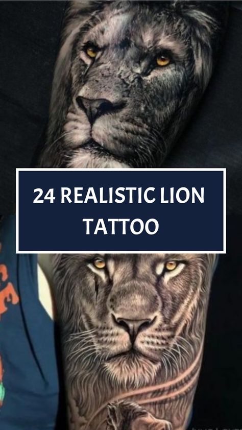 24 Realistic Lion Tattoo American Indian Quotes, Lion Hunting, Lioness And Cubs, Empowering Tattoos, Create A Tattoo, Lion Tattoos, Timeless Tattoo, Eye Close Up, Lion Tattoo Design