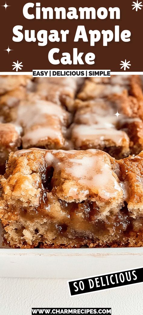 Cinnamon Sugar Apple Cake Apple Cinnamon Donut Cake, Canned Apple Cake Recipe, Apple Cake 8x8 Pan, Apple Cinnamon Roll Cake Recipe, Apple Cobbler Pound Cake, Buttery Apple Pound Cake, Cinnamon Sugar Apple Cake, Low Calorie Apple Cake, Apple Deserts Ideas Easy