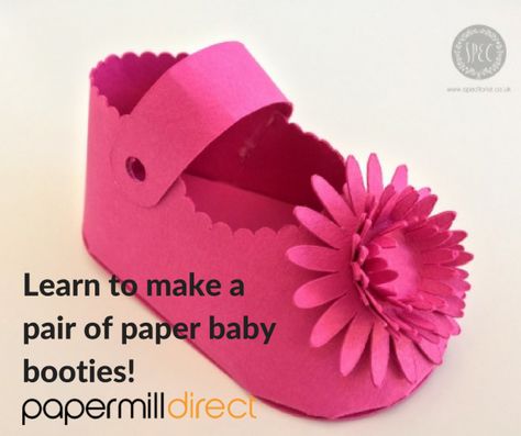 Paper Shoes Diy, Shoe Template, Baby Shower Sweets, Paper Shoes, Baby Shoes Diy, Baby Reveal Party, Baby Shoes Pattern